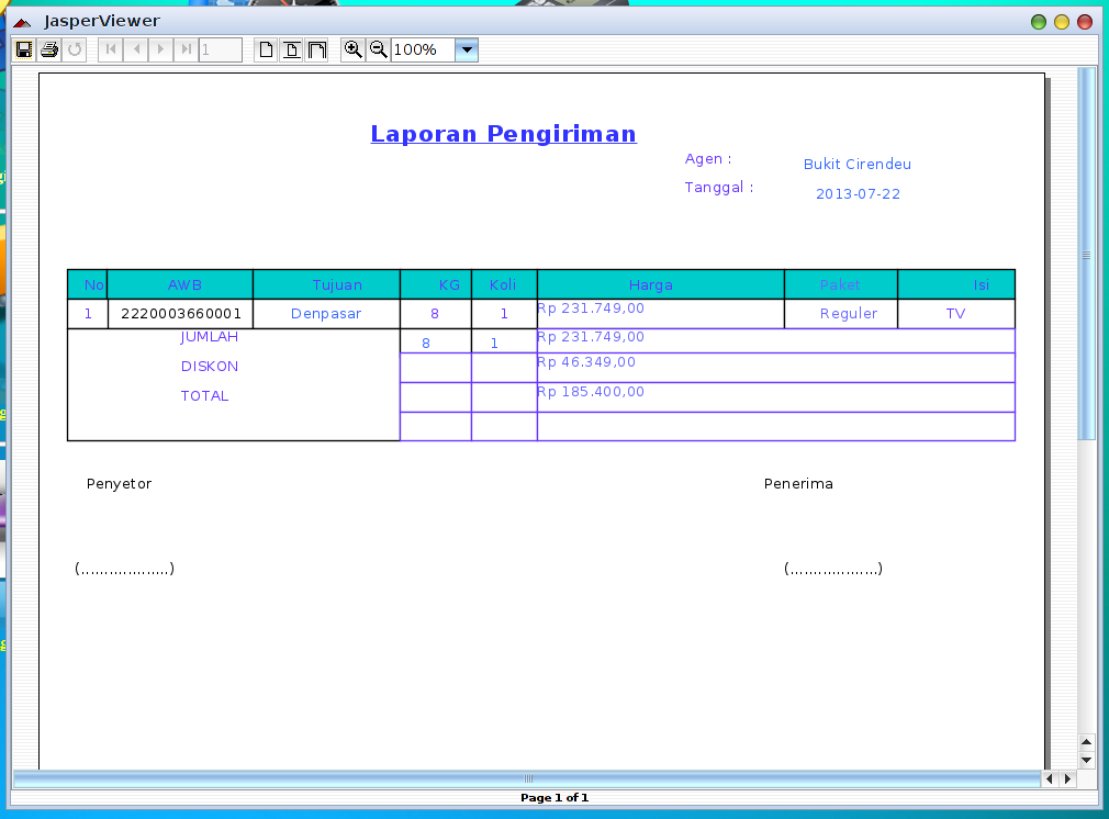 Contoh Database Jadwal - Contoh Yes
